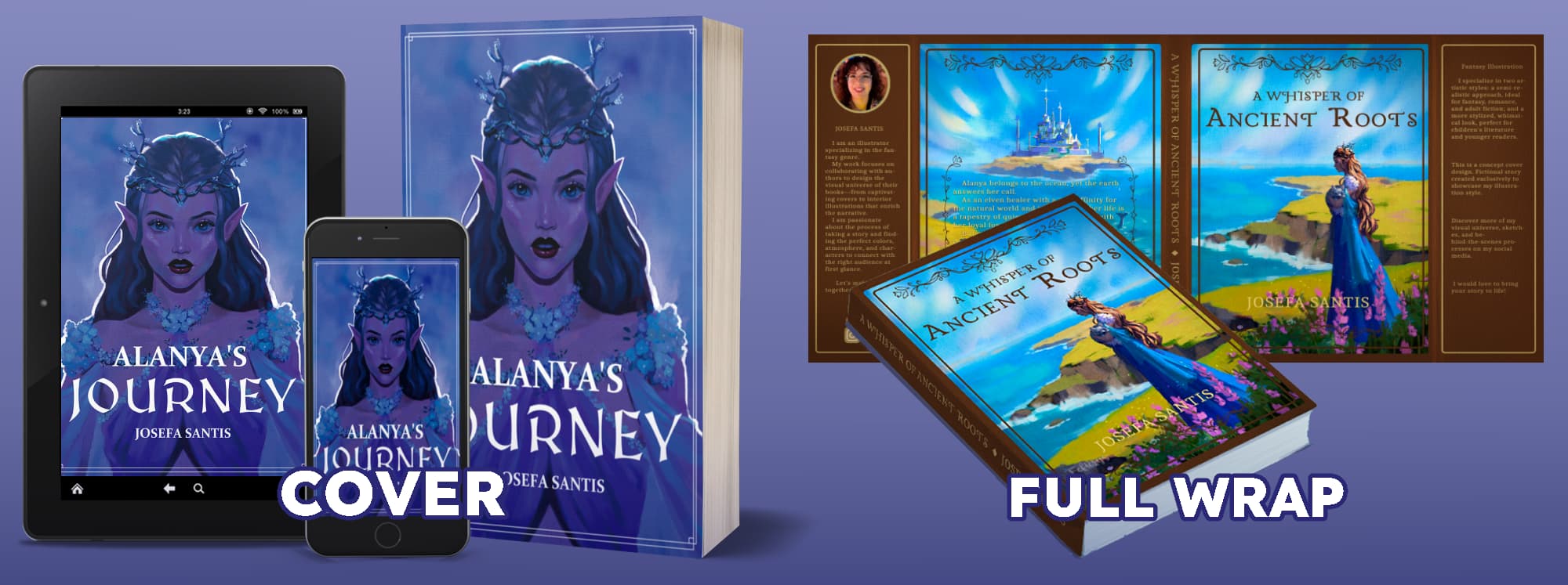 Book Covers commission example