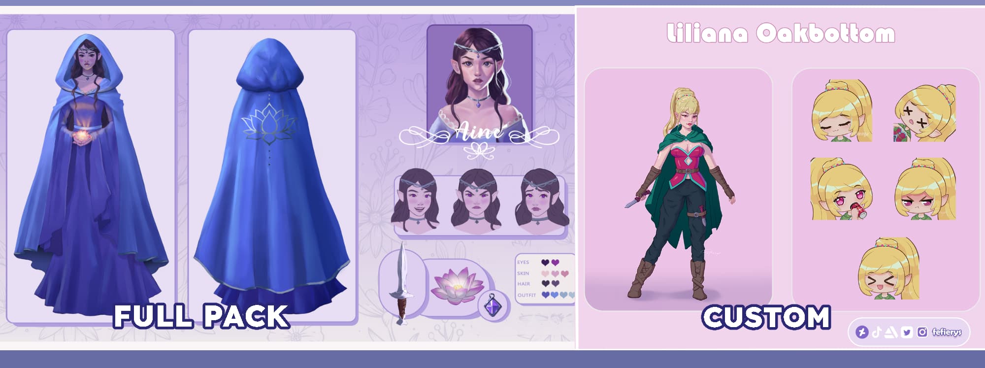 Reference Sheets commission example