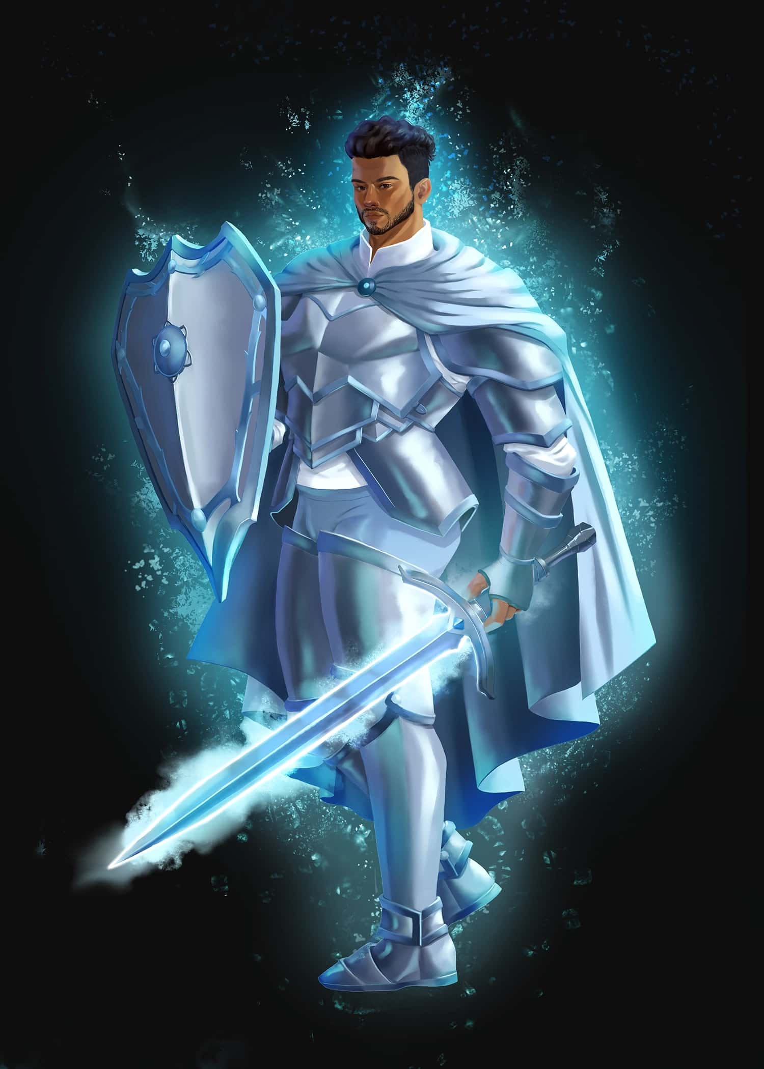Male Fantasy Character Roleplay Fantasy Book By Ally Marr Full render smooth finish illustration by Fefierys